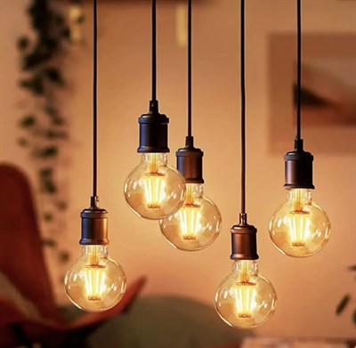 Dekoratif Rustik Bohem Led Ampul - E27 Duy - 6w -Sarı Güçlü Loş Işık (1 adet)