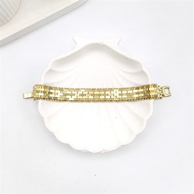 Altın Kaplama 14K Hasır Model Gold Bileklik