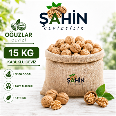Oğuzlar 77 Cevizi (KABUKLU) 15 kg