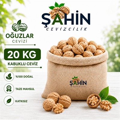 Oğuzlar 77 Cevizi (KABUKLU) 20 kg