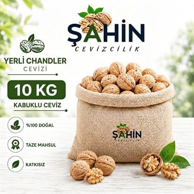 Yerli Chandler Cevizi (KABUKLU) 10 kğ