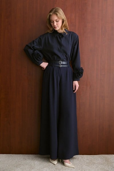 Çift Kemerli Pantolon 26Y-2740