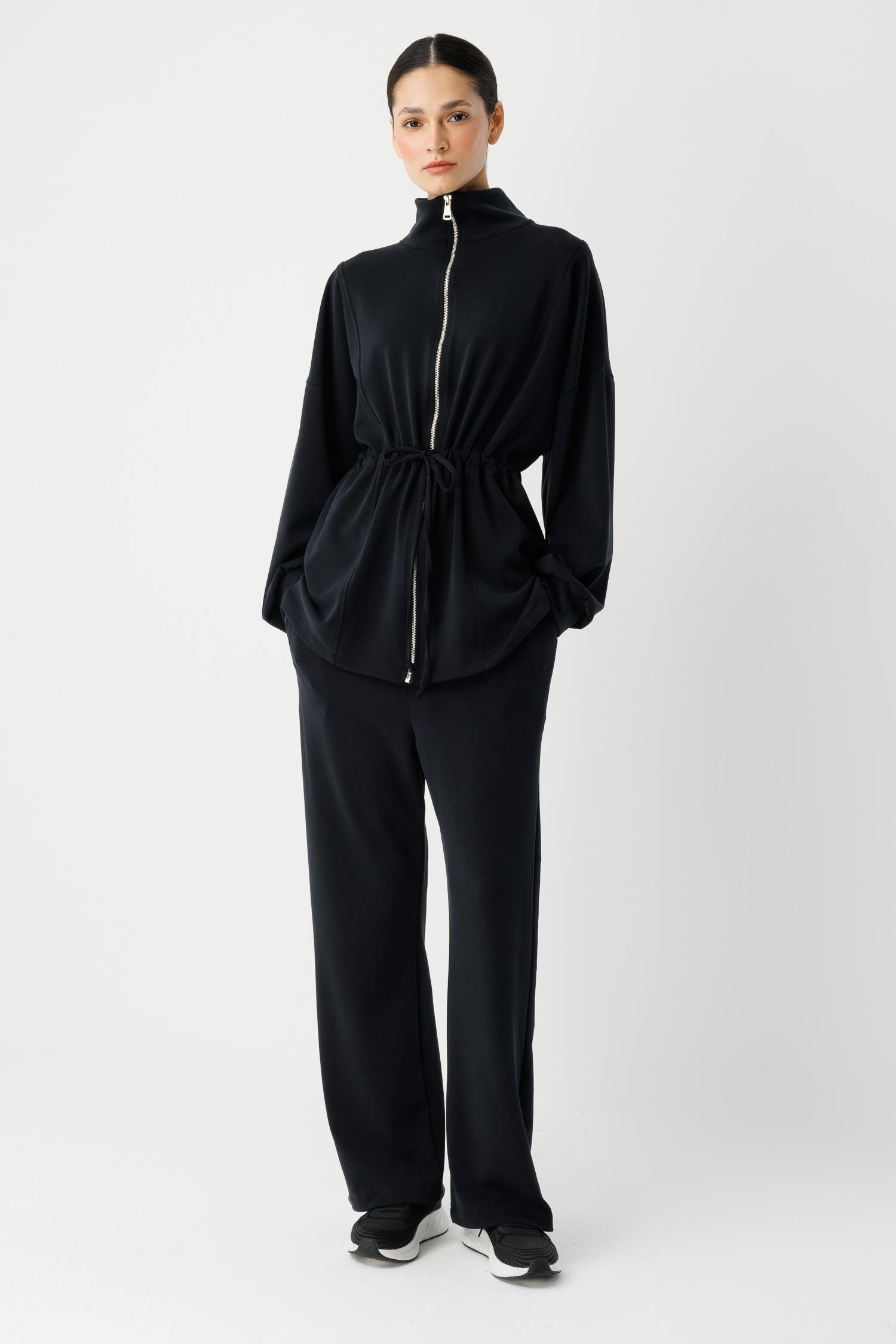 Büzgülü takım Siyah