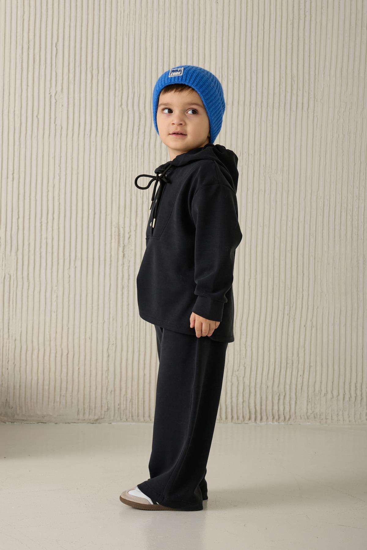 Çıtçıtlı takım Siyah