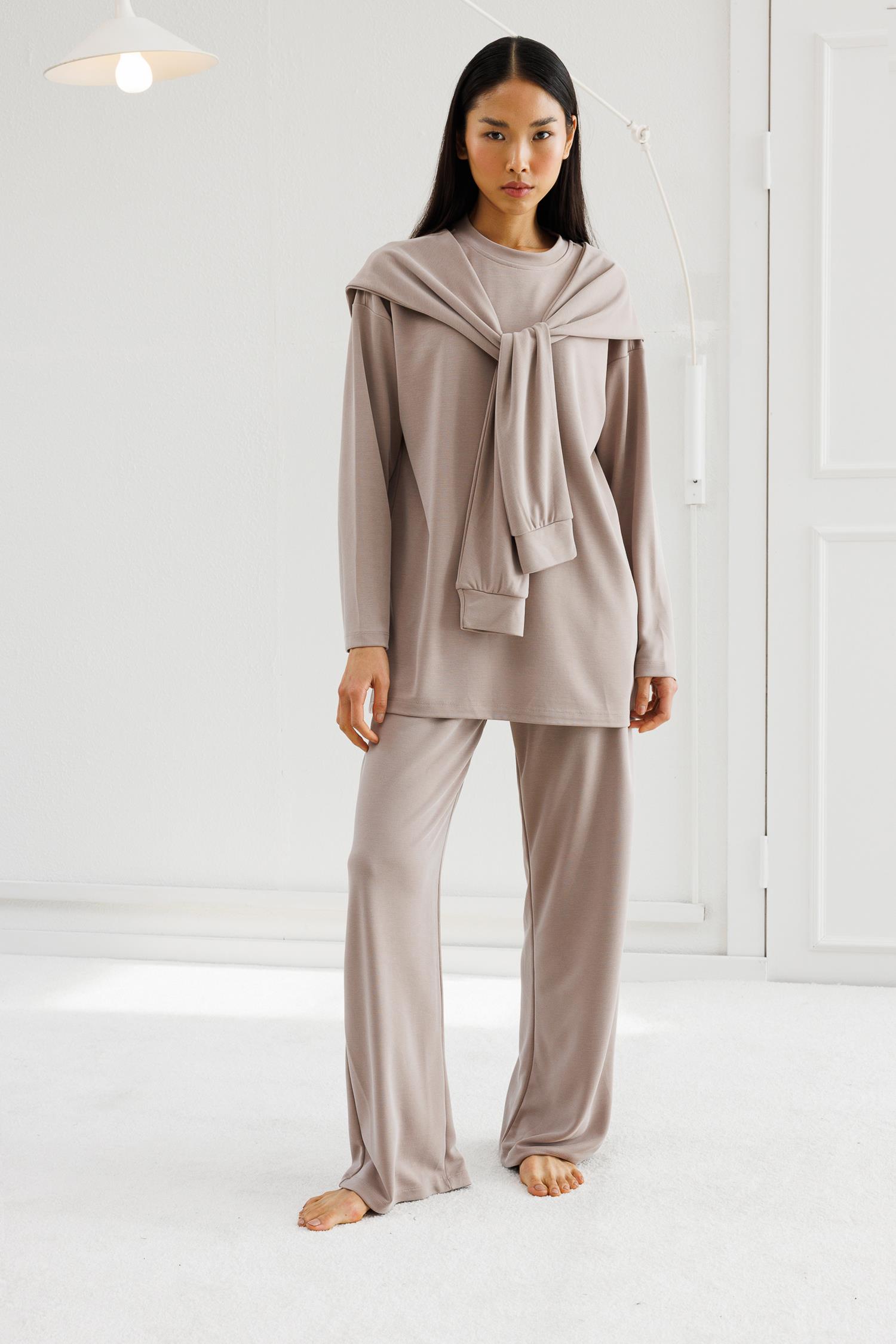 Bağlama Detaylı Takım - Vizon