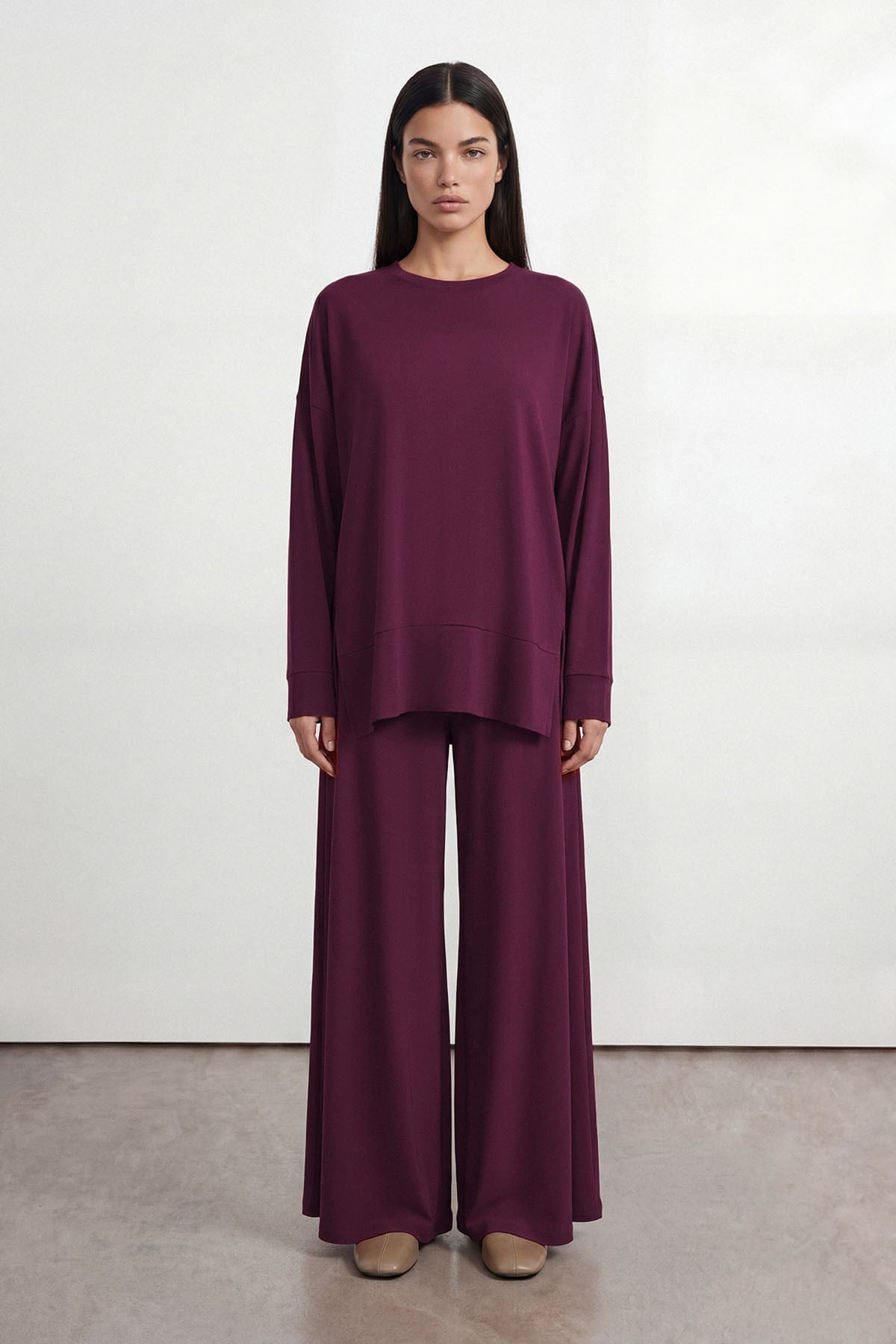 Lucca Soft Takım Bordo