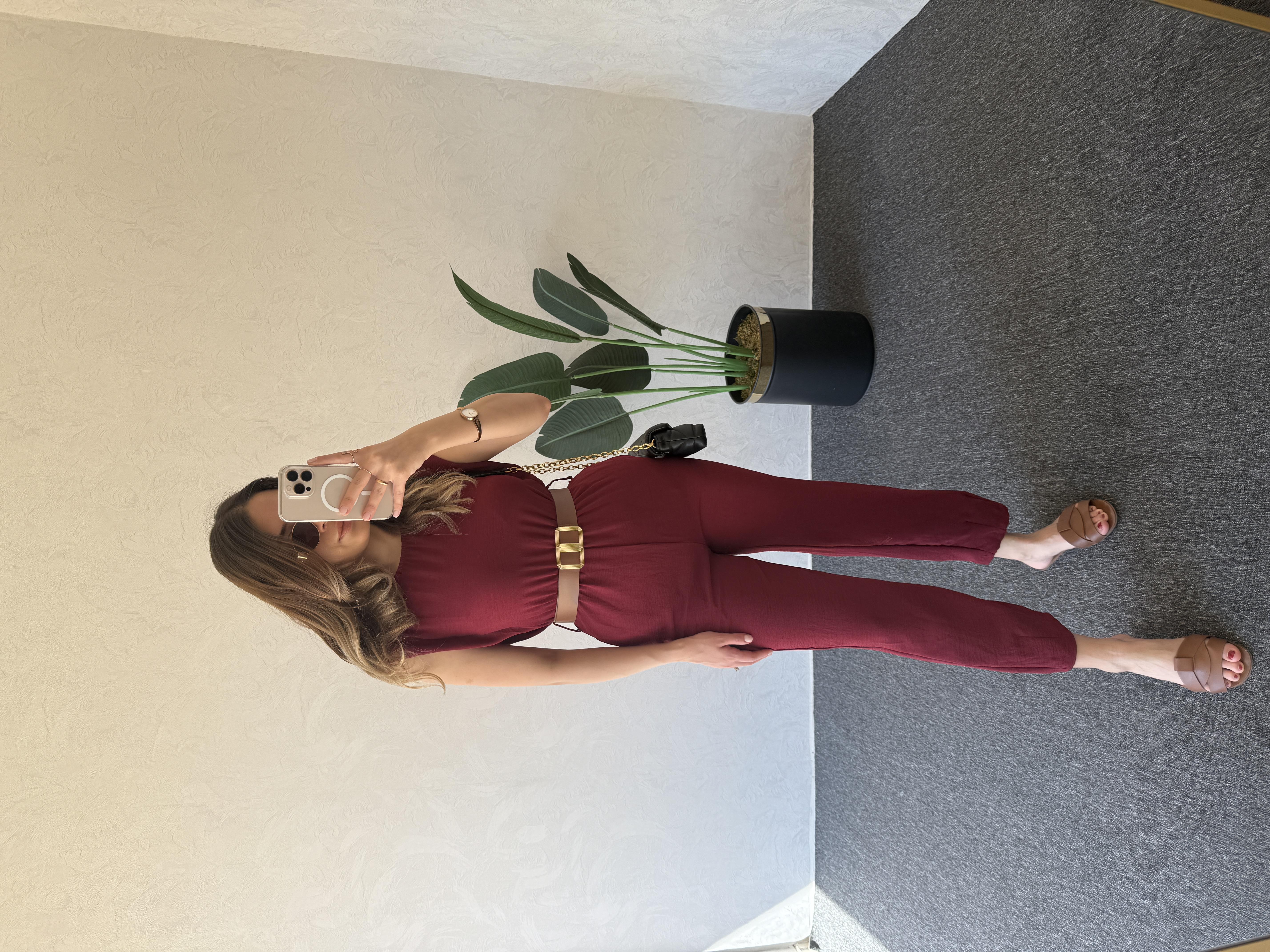 Kemerli Tulum Bordo - 1046