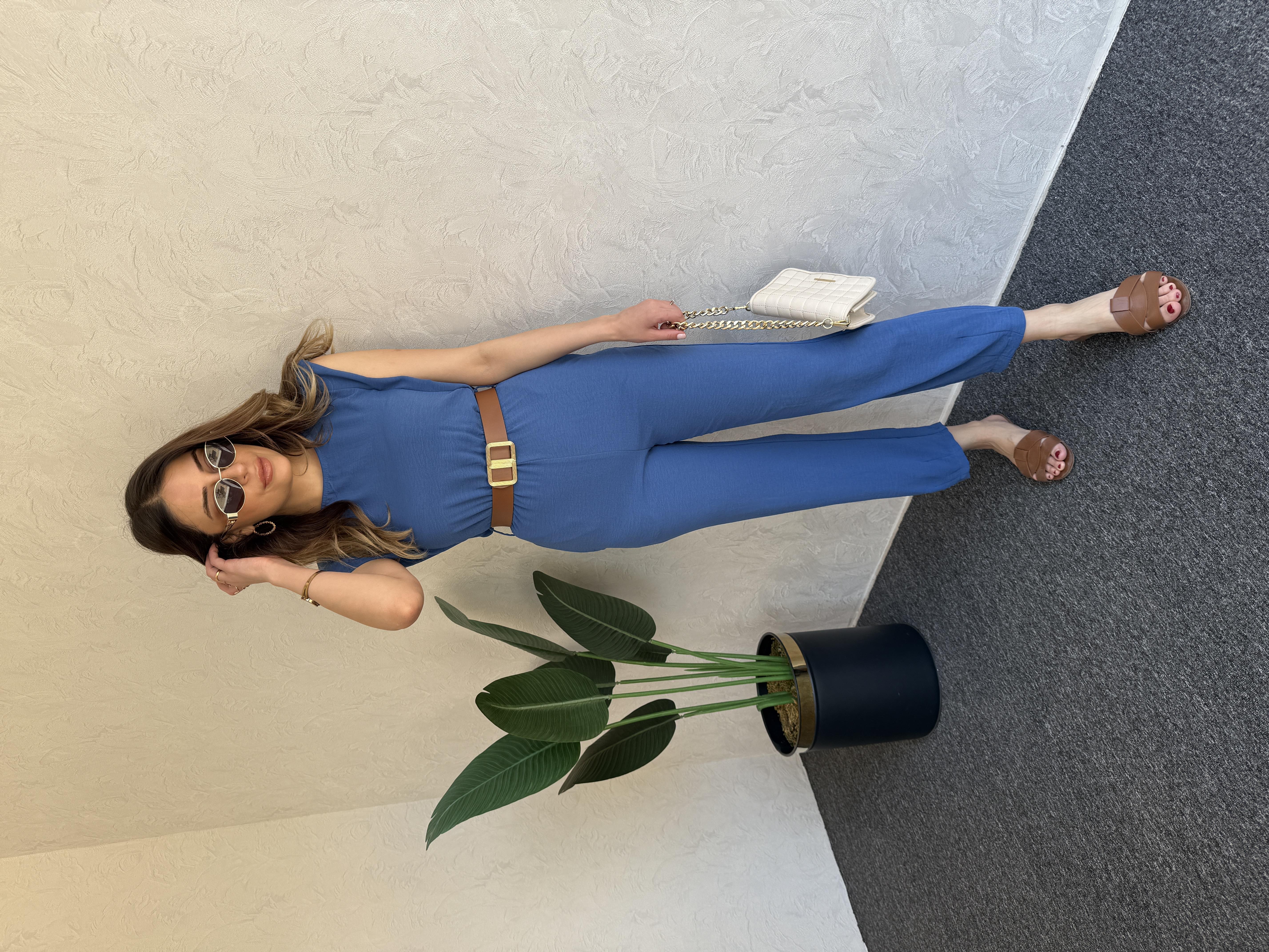 Kemerli Tulum Mavi - 1046