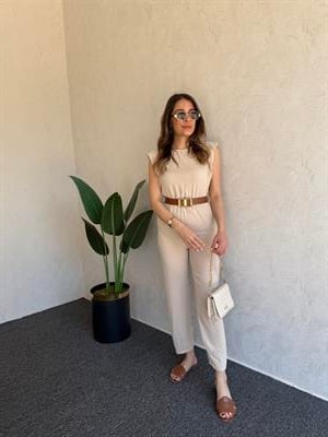 Kemerli Tulum Bej - 1046