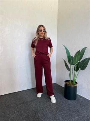 Modal Eşofman Takım Bordo - 1040