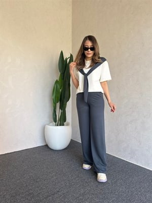 Omuz Bağlama Detay Modal Takım Antrasit - 1113