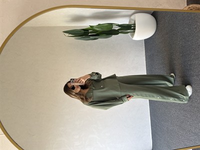 Yaka Paça Çıt Çıt Takım Yeşil - 1103