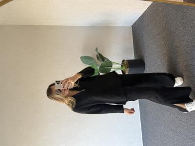 Yaka Paça Fermuar Triko Takım Siyah - 1074