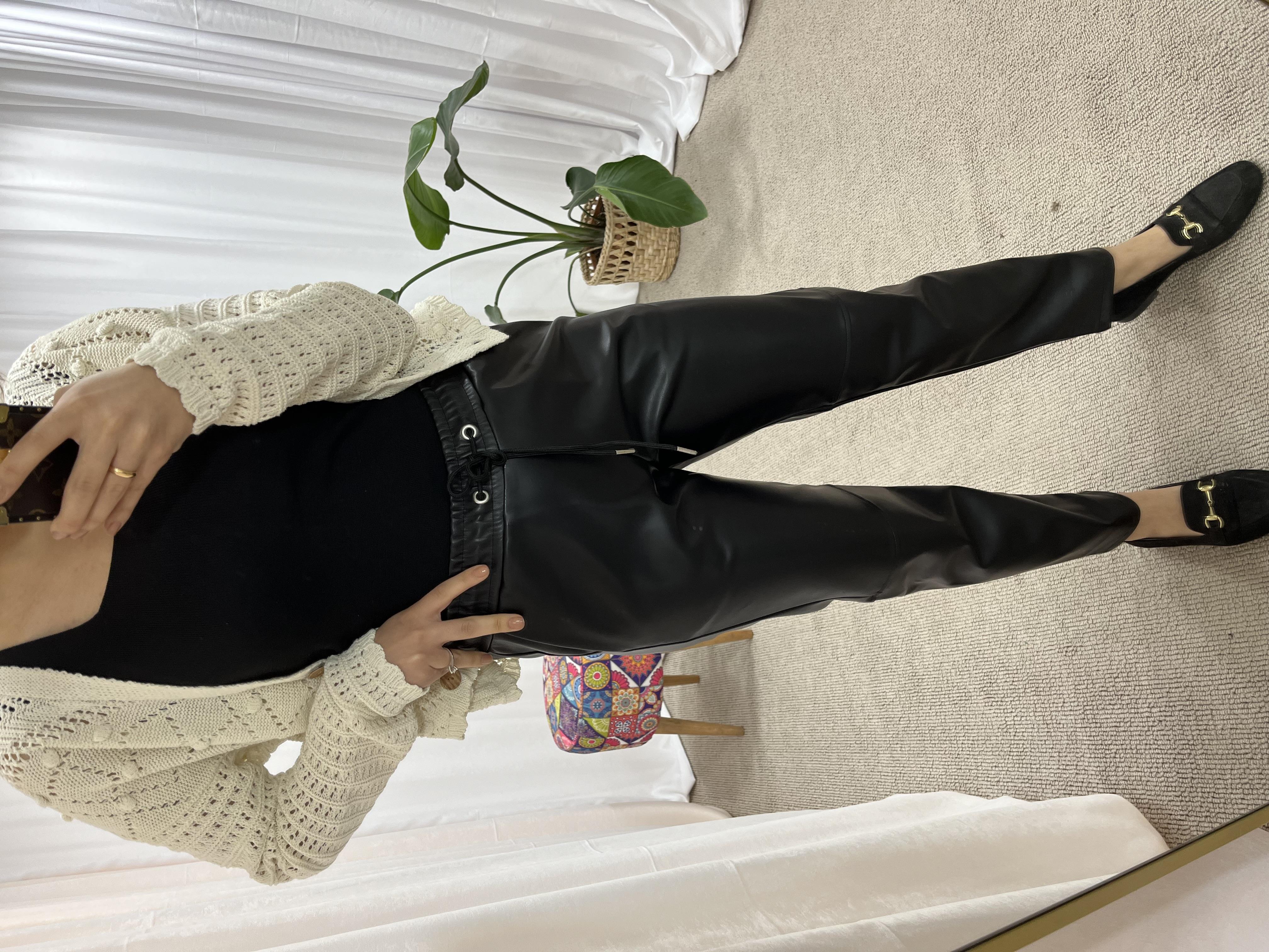 SİYAH DERİ PANTOLON