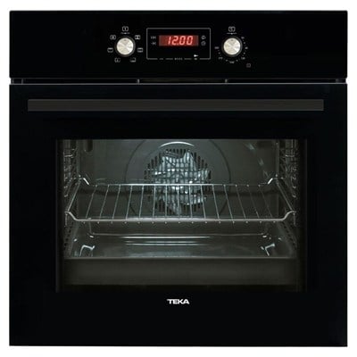 Teka HAK 627 BK Ankastre Fırın, Siyah Cam, 65 Litre