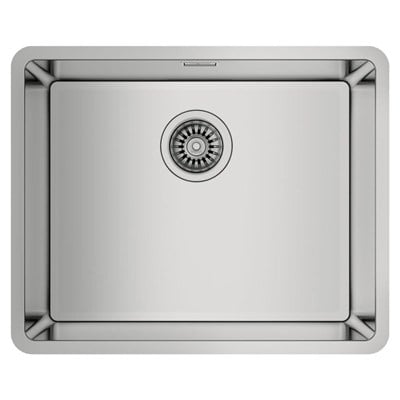 Teka BE LINEA 50.40 RS15 Paslanmaz Çelik Evye, Tezgah Altı, 50x40 cm