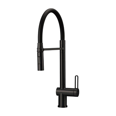 Deante MAGNETIC N72M Mutfak Bataryası, Esnek Uçlu, Manyetik Başlık, Siyah Renk 