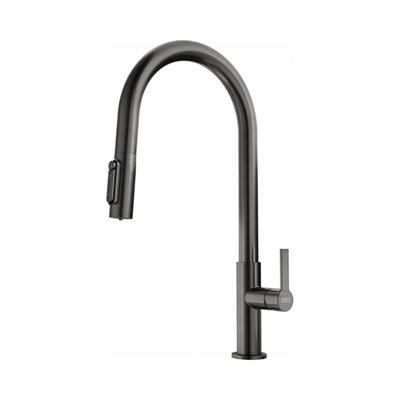 Franke Clear Water, Antrasit, Spiralli Mutfak Armatürü, Arıtma Cihazına Bağlanabilir