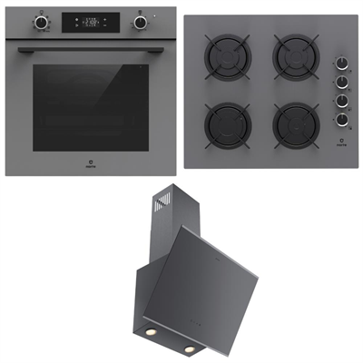 Narte Ankastre Set 6; H20060S Davlumbaz, CG20060S Ocak, OV400S Fırın