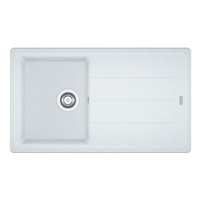Franke BFG 611-86  Granit Evye, Bianco Renk, Tezgah Üstü, Çift Yönlü Damlalık, 86x50 cm
