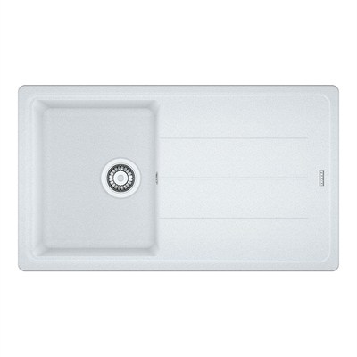 Franke BFG 611-86  Granit Evye, Bianco Renk, Tezgah Üstü, Çift Yönlü Damlalık, 86x50 cm