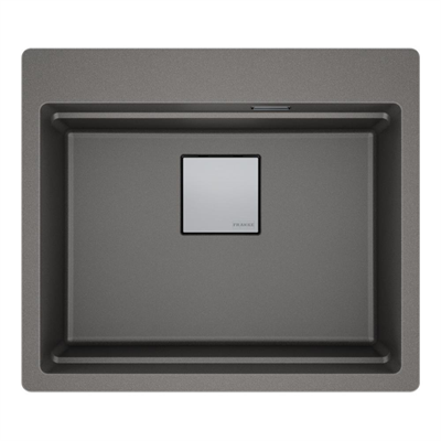 Franke KNG PRO 610-53 Granit Evye, Tezgah Üstü, Stone Grey, Aksesuar Hediyeli, 56x46 cm