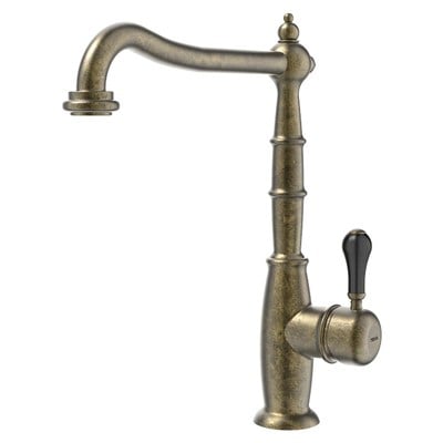 Teka RT 915 Retro Mutfak Armatürü, Rustik, Pirinç Renk, Döner Başlık