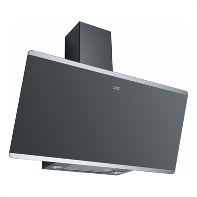 Franke FPJ 915 V BK SS Davlumbaz, Siyah Renk, 90 cm