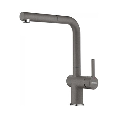 Franke Active Plus Doccia Mutfak Armatürü, Stone Grey, Gri, Spiralli başlık