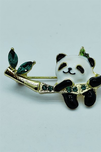 Bambu Sevdalısı Panda Broş