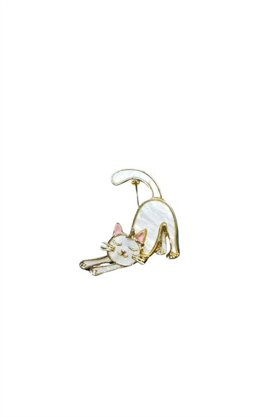 Bastet Kedi Broş Yaka İğnesi