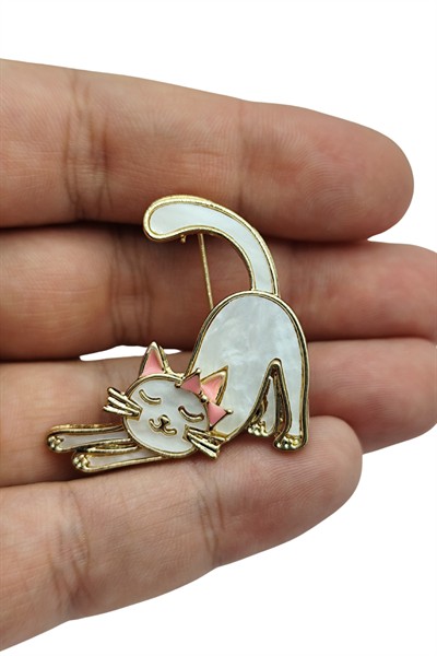 Bastet Kedi Broş Yaka İğnesi