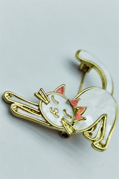 Bastet Kedi Broş Yaka İğnesi