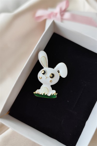 BunnyCharm Tavşan Broşu