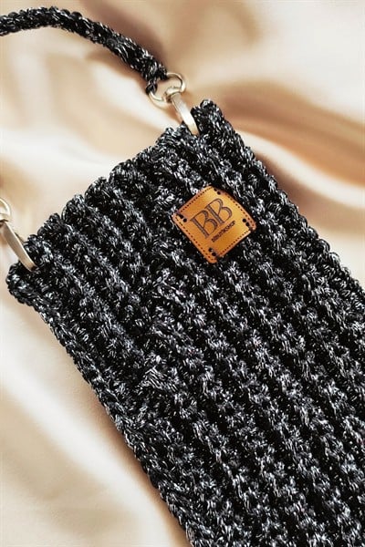 El Yapımı Örgü Askılı Telefon Çantası – Şık ve Pratik Crossbody Çanta Aksesuar