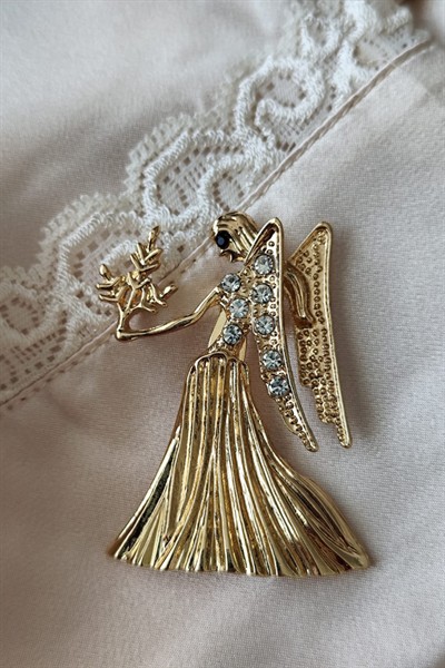 GracefulVirgo Başak Broşu