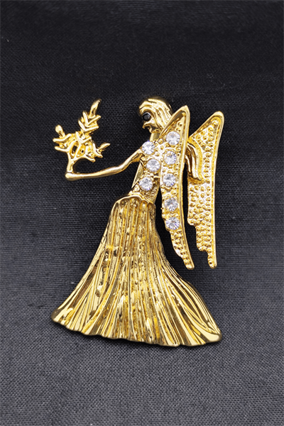 GracefulVirgo Başak Broşu