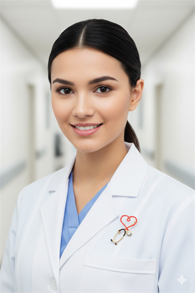 HeartCare Kalp Steteskop Broş – Sağlığın ve Sevginin Simgesi