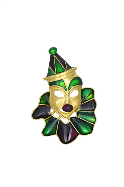 Karnaval Maskesi Broşu