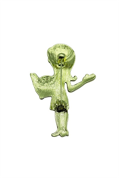 Öğretmen Karakterli Kitap Okuyan Broş – Sevimli Öğretmen Temalı Brooch