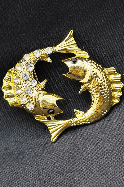 Pisces Duygusal Balık Broşu
