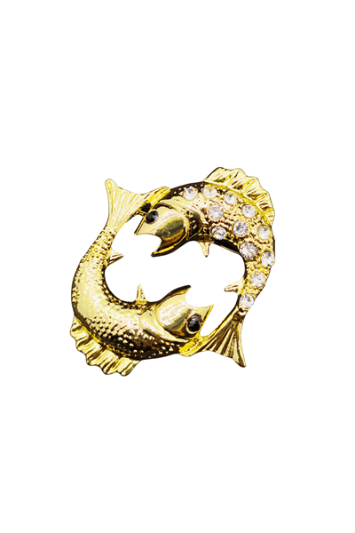 Pisces Duygusal Balık Broşu