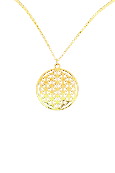 Sacred Bloom – Yaşam Çiçeği Sembol Kolye