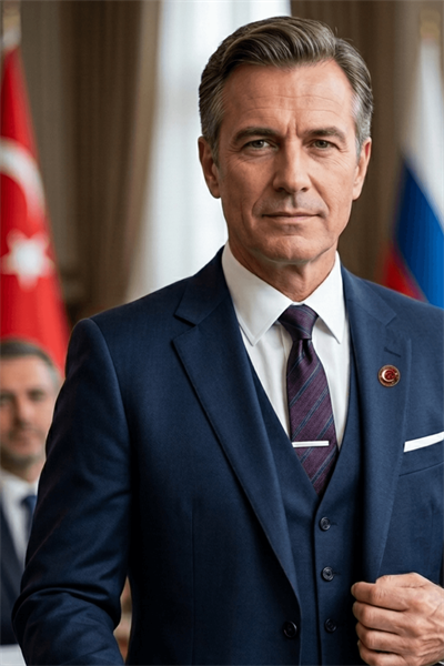 Şanlı Ay Yıldız Işıltılı Yaka Broşu