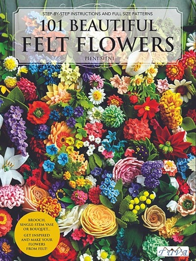 101 Beautiful Felt Flowers (English)