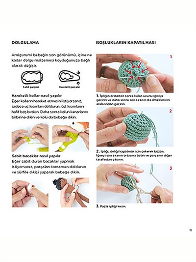 Amigurumi Crochet Hook Work Baby Book