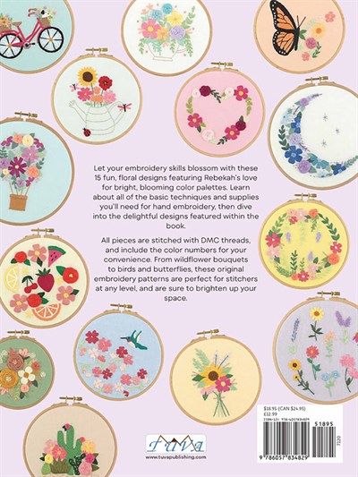 Blossoming Embroidery Embroidery Book (English)