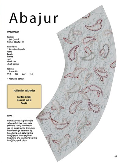 Boyutlu Embroidery 2 - Ribbon and Gold Embroidery