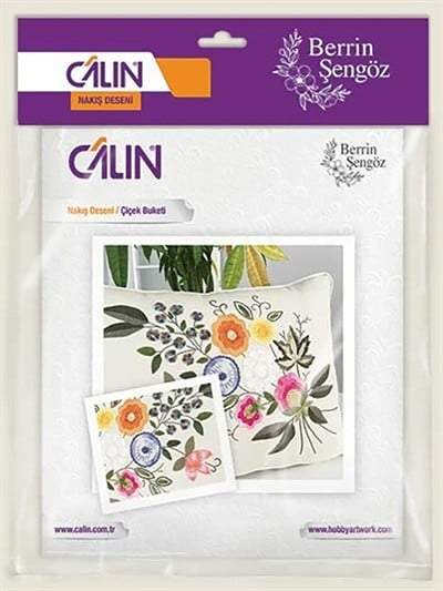 CALIN - Berrin Şengöz Nakış Deseni -  Çiçek Buketi