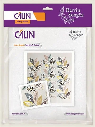 CALIN - Berrin Şengöz Embroidery Design - Leafy Cover-Square